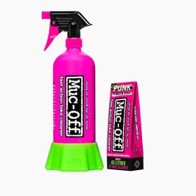 Muc-Off Bottle for Life +4x Nano Cleaner Punk Power (4liter)