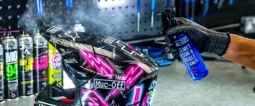 Muc-Off Helmet, Visor Cleaner – Sisak és szemüveg tisztító szett