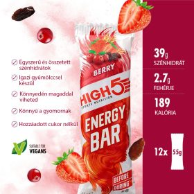 Energy Bar – Málna 55g