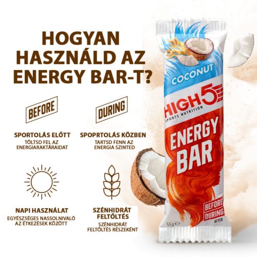 Energy Bar – Kókusz 55g