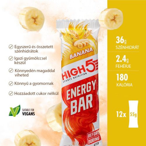 Energy Bar – Banán 12x55g
