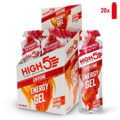 High5 Energy Gel Caffeine – Málna 20x40g