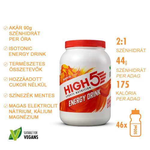 2:1 Energy Drink – Tropical 2,2kg (~46adag)