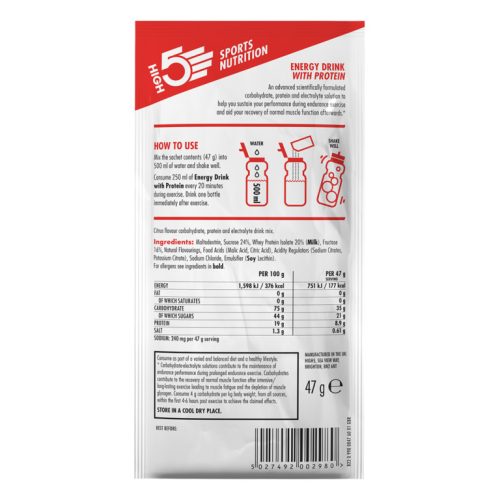 4:1 Energy Drink with Protein – Citrom (12x47g)