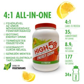 4:1 Energy Drink with Protein - Citrus 1.6 kg