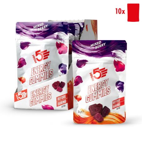 Energy Gummies Málna 26g (6db Gumicukor)