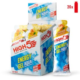 High5 Energy Gel Aqua - Narancs 20x66g
