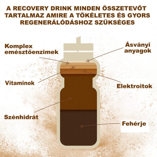 Új! Vegan Recovery Drink Csokoládé 450g (9 adag)